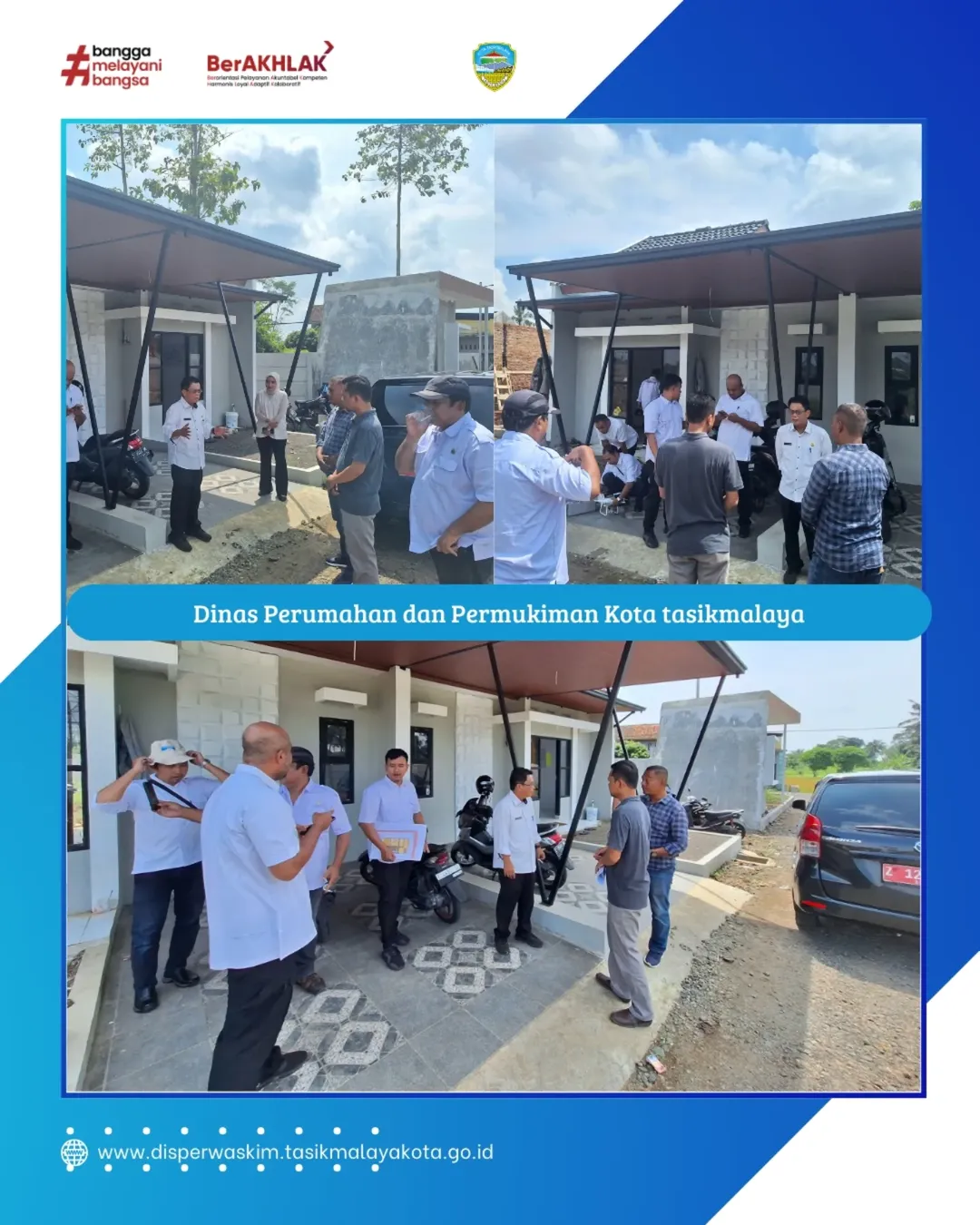 Dinas Perumahan dan Permukiman Kota Tasikmalaya melaksanakan monitoring pembangunan kawasan perumahan